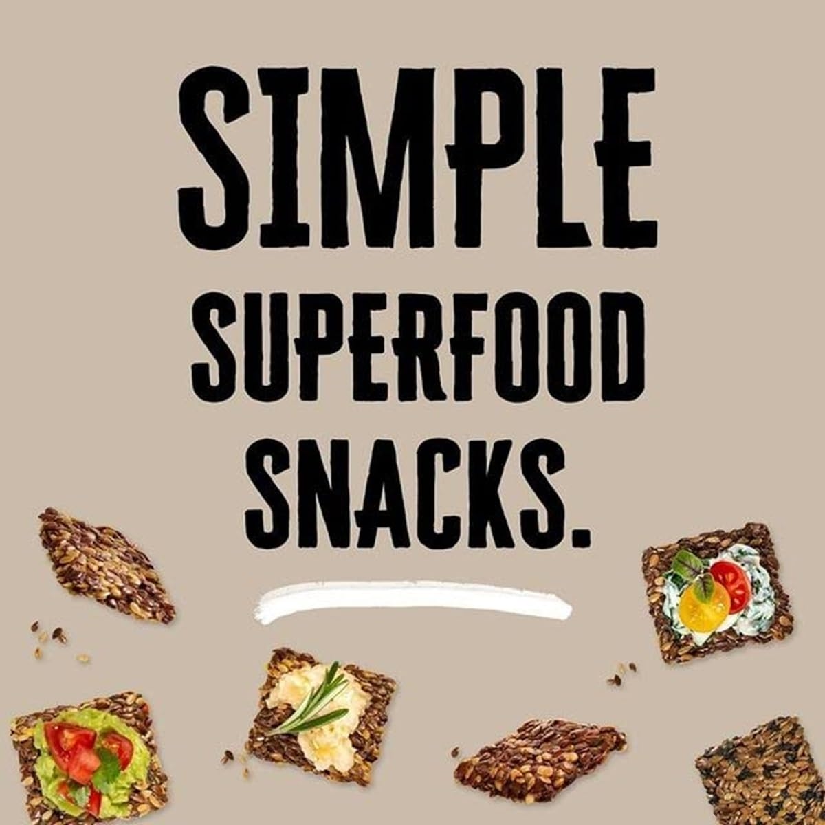 Flackers Organic Savory Flaxseed Crackers, Gluten Free, Non Gmo, Vegan, Keto Snack, 8G Fiber, 3G Net Carbs, 5 Ounce 1-Pack