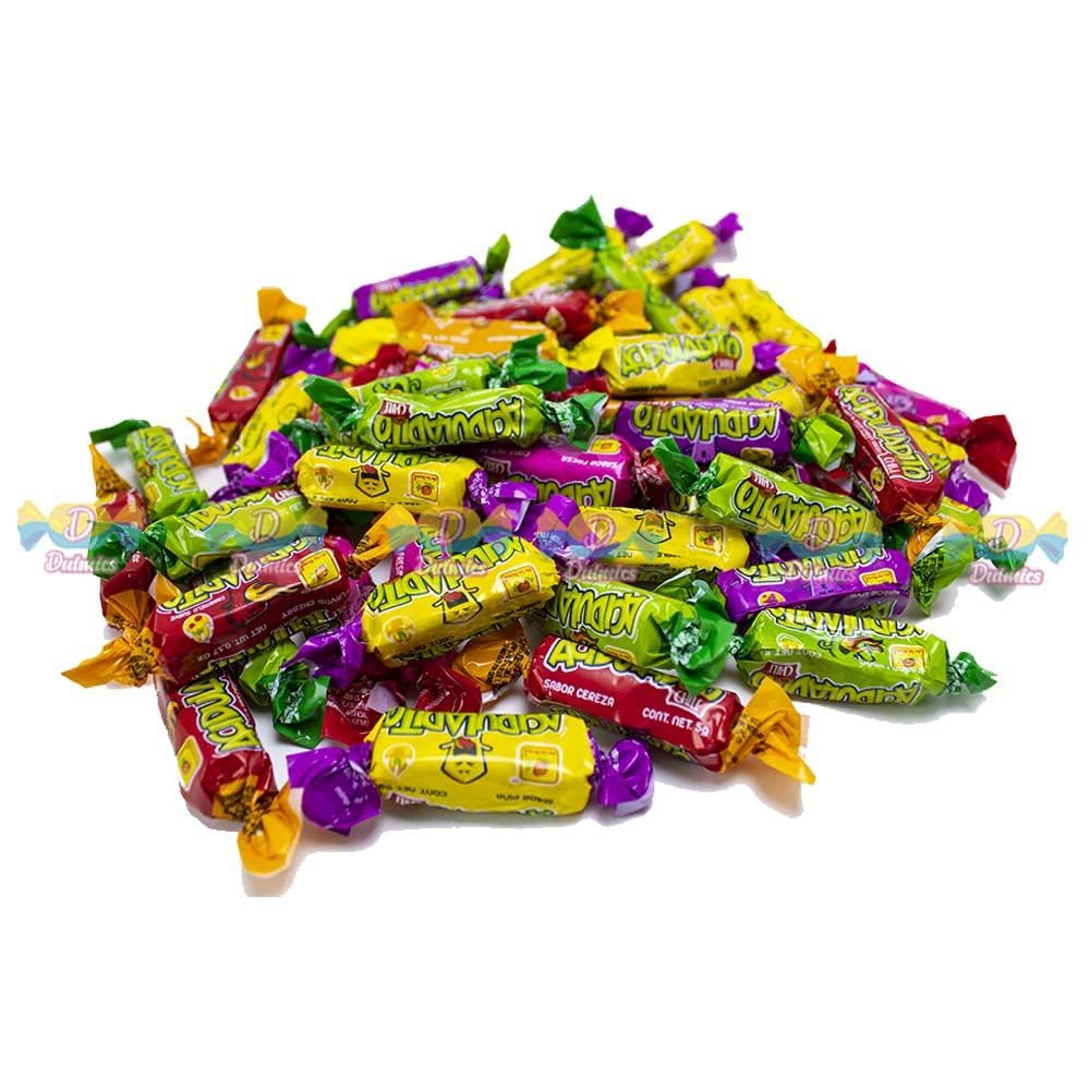 De La Rosa - Caramelos Suaves Acidulados Con Chile Mexican Candy 100 Pcs 500G