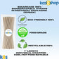 Snapple Zero Sugar Peach All Natural Iced Tea 16 Fl Oz Plastic Bottles 16 Pack + 15 Sugarcane Disposable Straws By Kool8Shop Inf