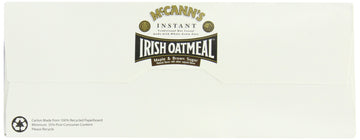 McCANNS Instant Irish Oatmeal, Maple & Brown Sugar, 10-Count Boxes (Pack of 6)