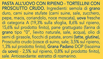 Barilla: ''Emiliane'' Dried Tortellini With Meat 8.8 Ounce (250G) Packages (Pack Of 4) [ Italian Import ]