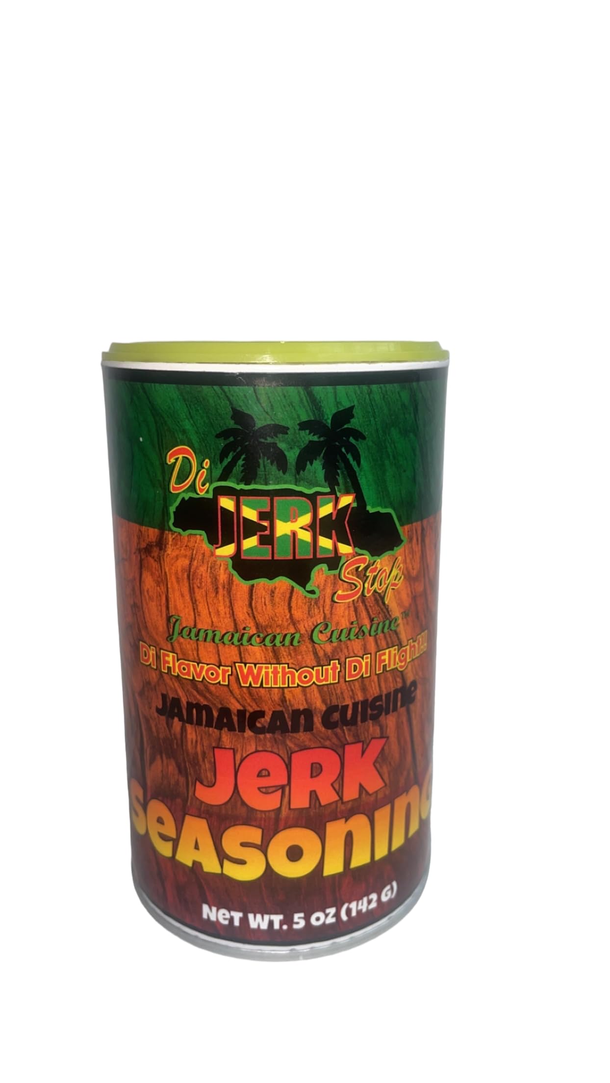 Di Jerk Stop Jerk Seasoning, Low Sodium, Traditional Jamaican Flavor, 5 Ounce