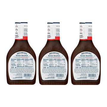 Sweet Baby Rays Kickin spirit-inspired flavor Sauce and Marinade, 16 Fl Oz, Pack of 3
