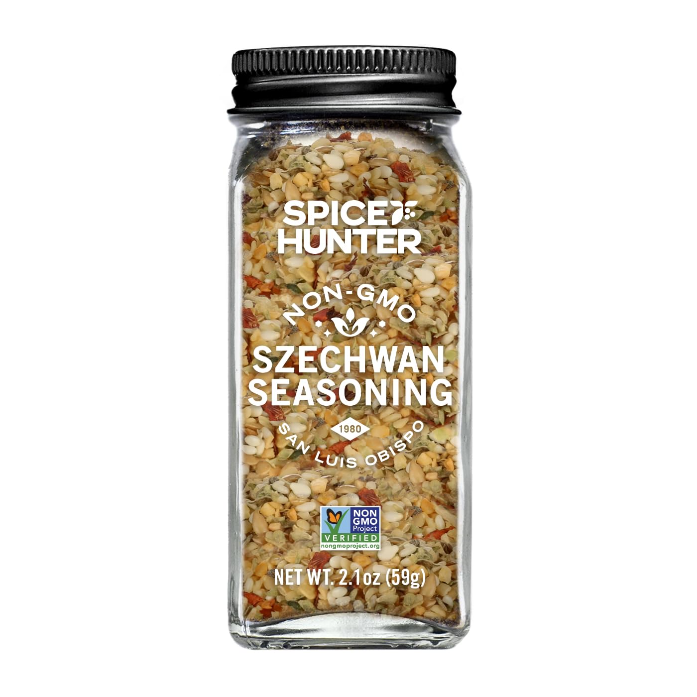 The Spice Hunter Szechwan Seasoning Blend, 2.1 Oz. Jar