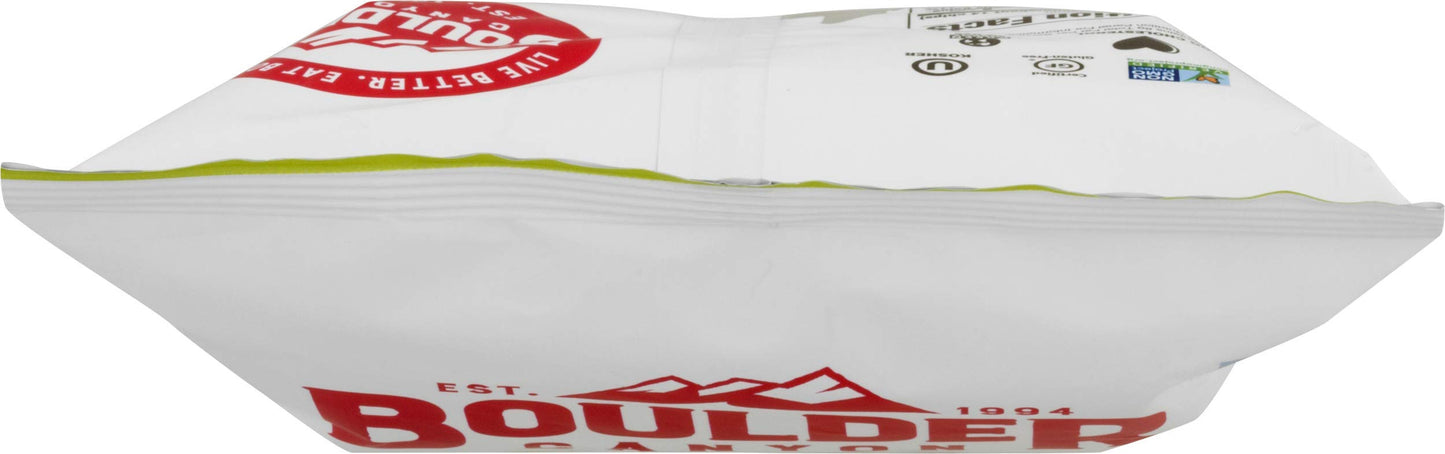 Boulder Canyon Natural Foods Canyon Cut Kettle Cooked Potato Chips Sea Salt And Cracked Pepper -- 6 Oz