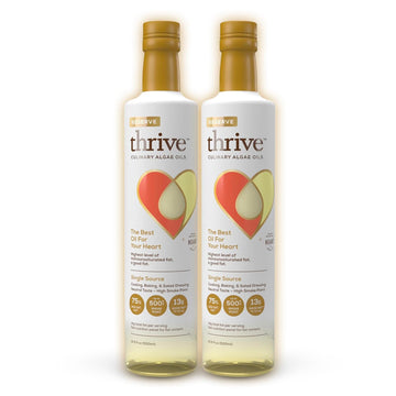 Thrive Cooking Oil - Reserve Pure Algae Oil, Heart and Health-Conscious Oil, Rich in Omega-9 Monounsaturated Fat (90%), Very Low