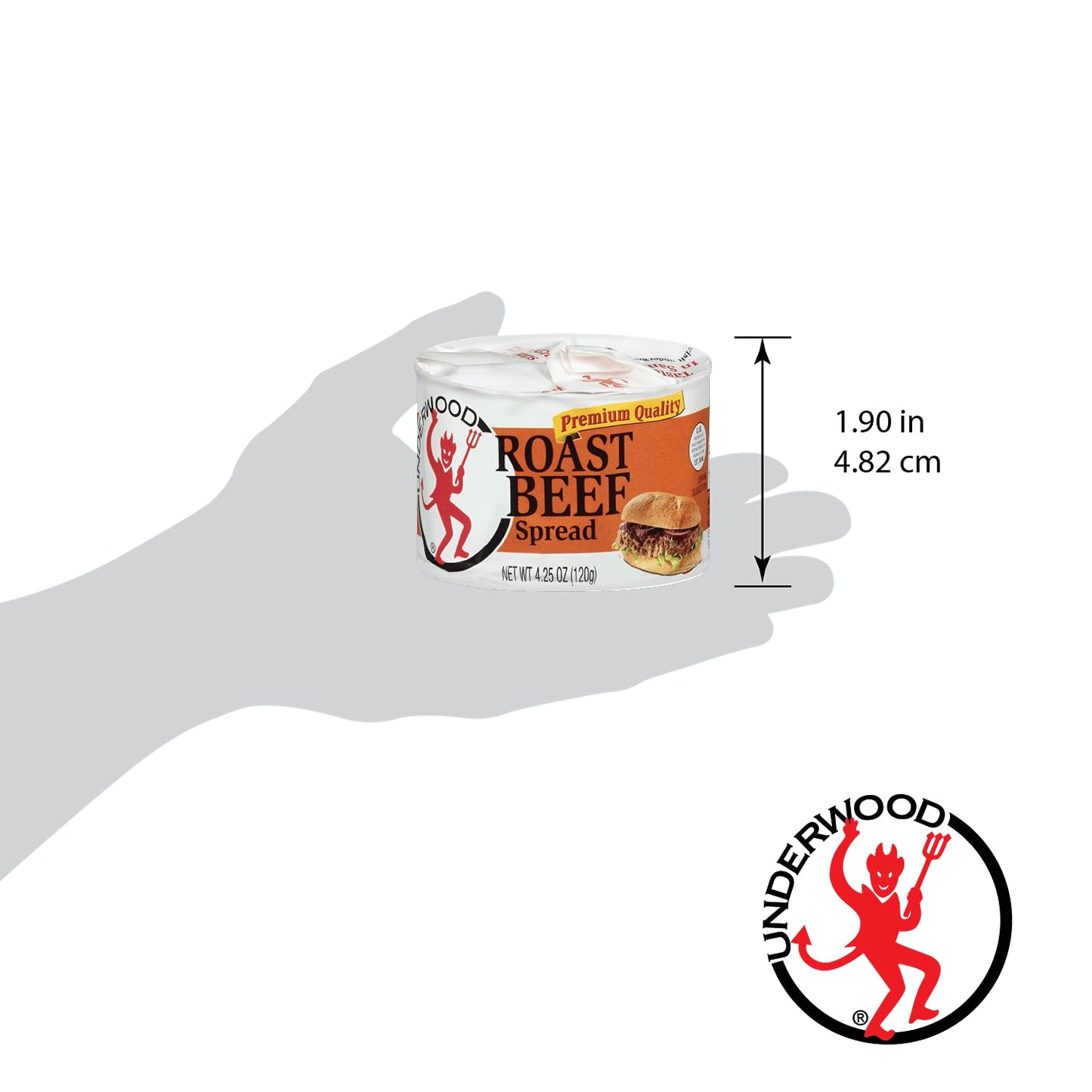 Underwood Roast Beef Spread, 4.25 Ounce