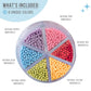 Sweets Indeed Dye Free Sprinkles 6 Cell Edible Mix Nonpariels Perfect For Cake Decorations Baking Ice Cream Cookies Cupcake Topp