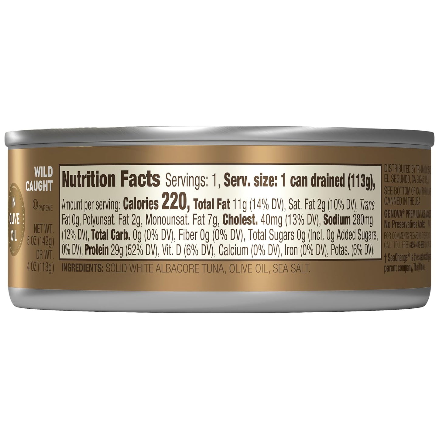 Genova - Albacore Tuna In Olv Oil - Case Of 12-5 Oz