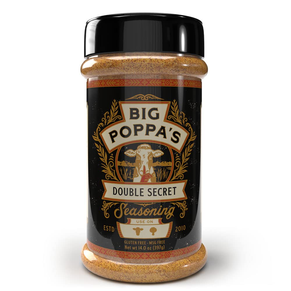 Big Poppas Double Secret Seasoning - Irresistible Spice Blend for an Extra Kick of Flavor - Elevate your BBQ Game with This Ste