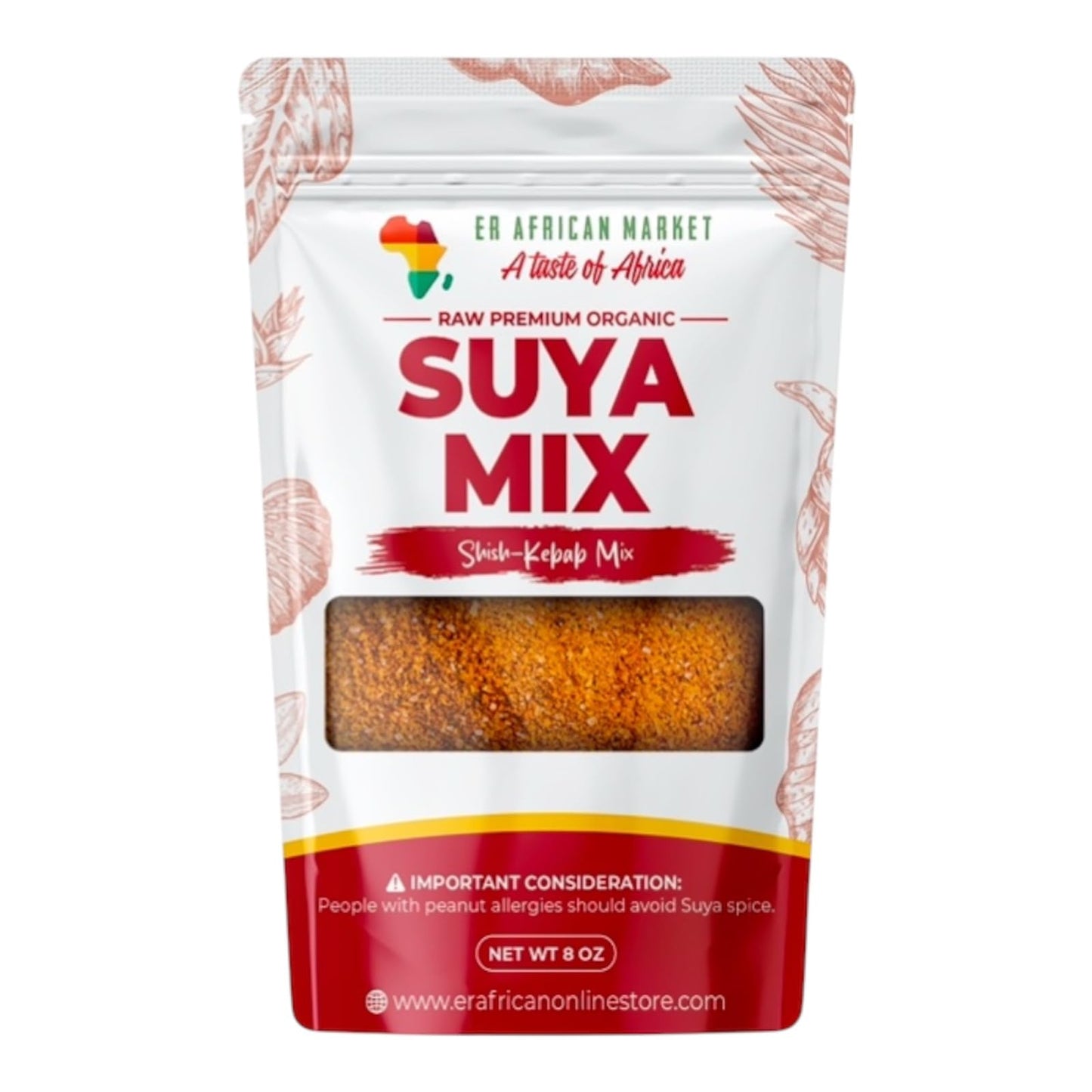 Suya Mix, Premium Organic Shish-Kebab Seasoning, Premium West African Seasoning Blend, Suya Pepper Perfect for Grilling, Roastin