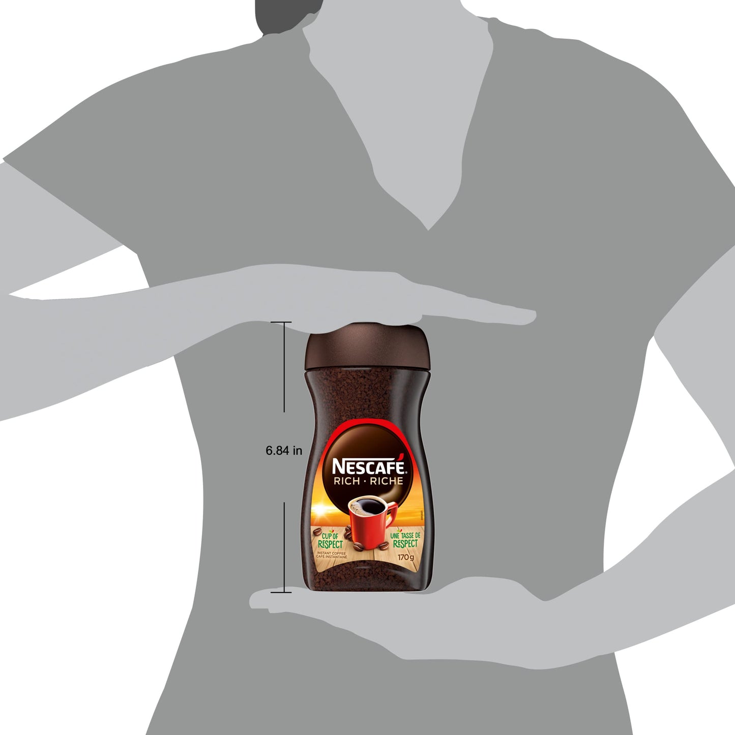 Nescafe Rich Instant Coffee 170G {Imported From Canada}