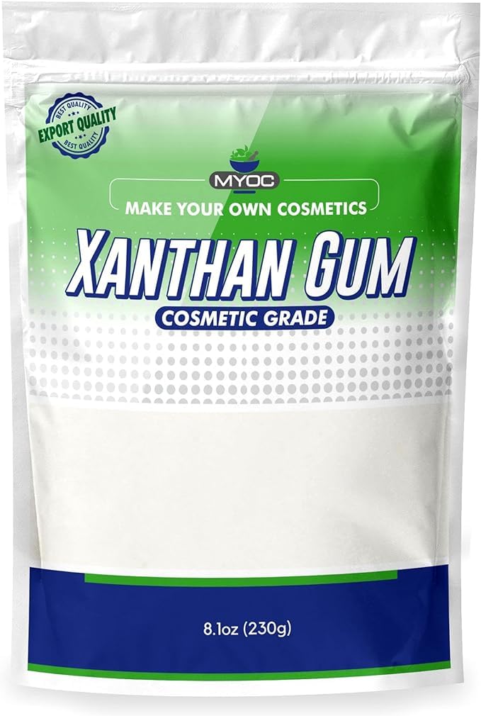 MYOC Xanthan Gum Emulsion Stabilizer, Film-Forming Agent, 230g, Pack of 2