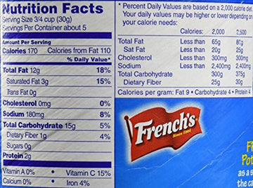 French'S, Potato Sticks, Original, 5Oz Canister (Pack Of 3)