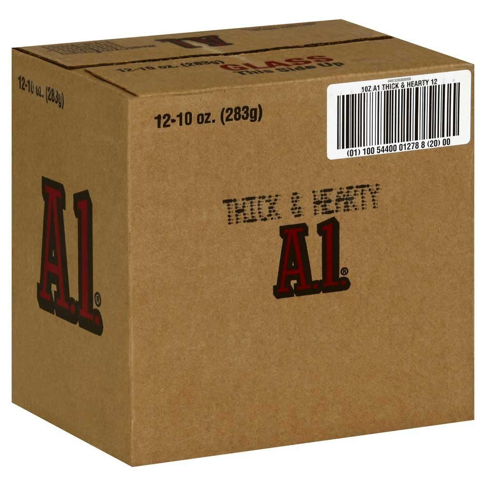 A1 Thick & Hearty Steak Sauce 10 oz (Pack of 12)