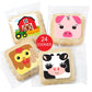 Farm Animal Cookies 24 Pack Party Favors Decorated Bulk | Individually Wrapped Sugar Cookies | Barn Yard Baby Shower Birthday Pa