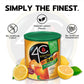 4C Reduced Sugar Iced Tea Powdered Drink Mix, 28 Quarts, Family Sized Canister, 36.9 Ounce, Thirst Quenching Lemon Flavor