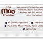 Moo Chocolates All Natural Milk Chocolate Large Bars With Graham Cracker 1.4 Oz, 14 Ct (Pack Of 1) | 100 Calorie Snacks For On-T