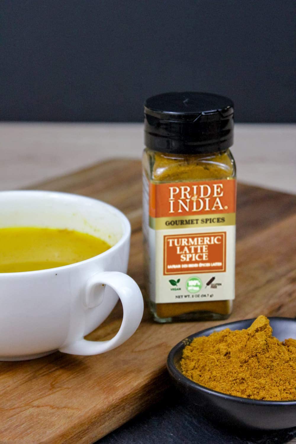Organic Turmeric Latte Spice Mixpride Of India ?Turmeric Latte Spice Mix ?Gourmet & Warm Tea Spice Blend ?Healthy/Gluten-Free ?I