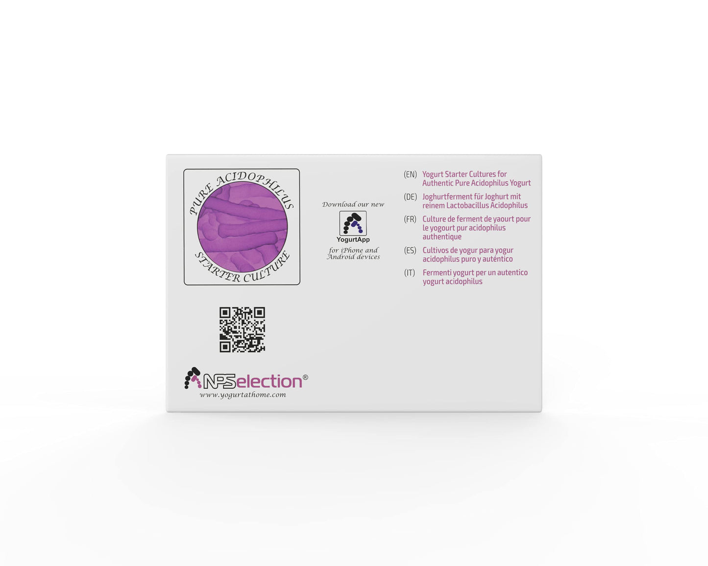 Yogurt Starter Cultures - Pack of 5 Freeze-Dried Culture Sachets for Pure Acidophilus Yogurt (5)