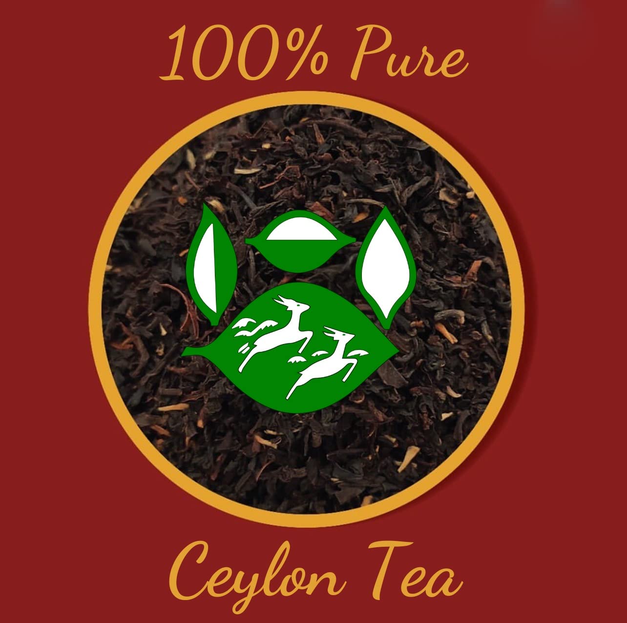 Do Ghazal Pure Ceylon Tea 16Oz (454G) Black Loose Tea Leaves Finest (Fbopf) Tea Grade Rich Flavor And Aroma In Bpa-Free Box