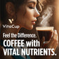 VitaCup Coffee Pods with Trace Minerals, Medium Dark Roast, Compatible with Keurig, 64 Count