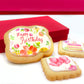 Happy Birthday Cookies Gift Basket For Women And Girls Her Decorated Sugar Cookie Gift Box Floral | Nut Free | 3 Pack | Kosher
