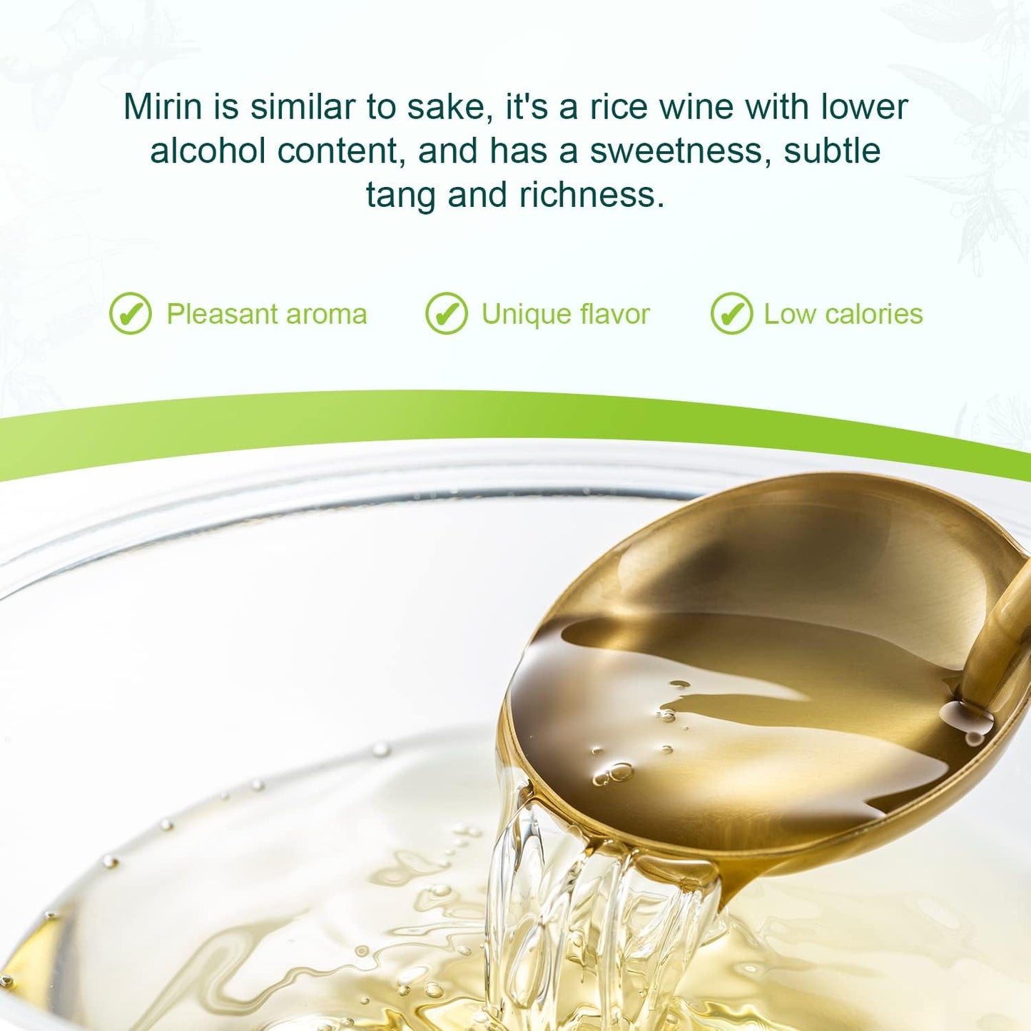 Soeos Mirin Cooking Wine, Traditional Rice Wine, 16.9 fl oz (Pack of 2)