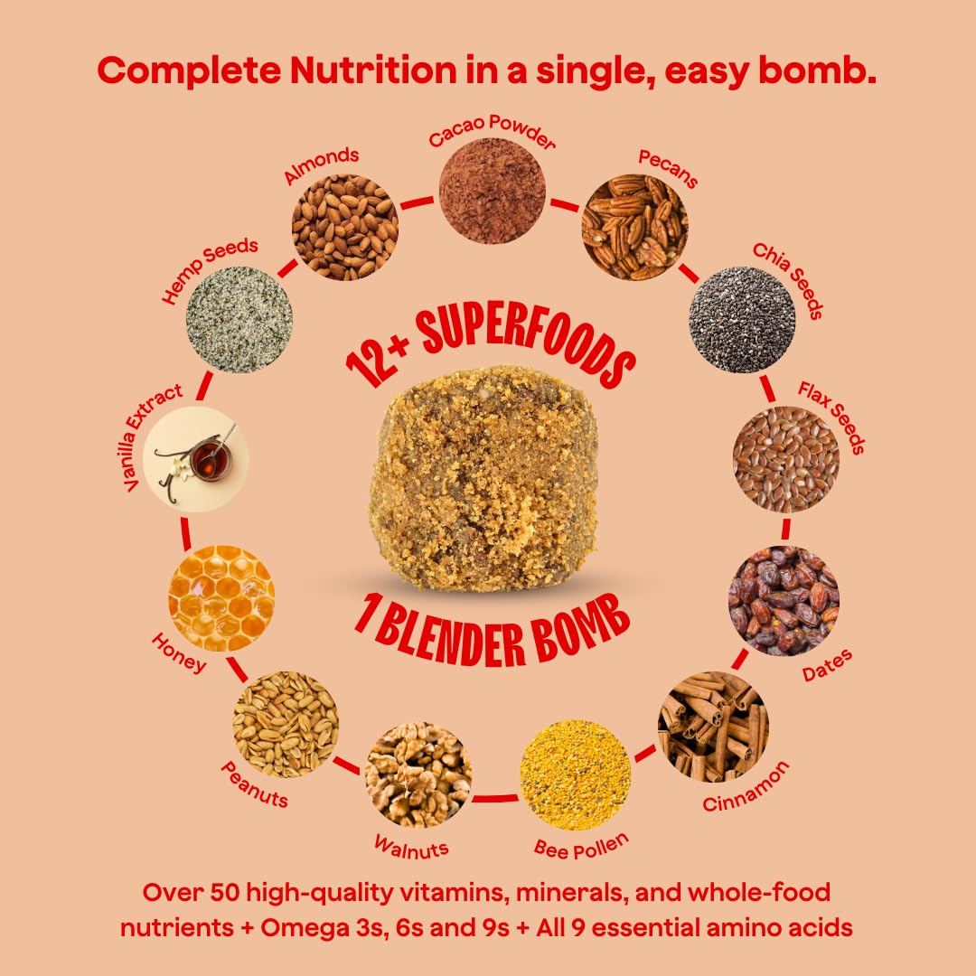 Blender  s Smoothie Booster Peanut Butter Blast 11.4 Ounce Superfood Mix 10 Pack