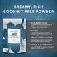Wildly Conventional Coconut Milk Powder 80 Oz, 5 lb Bag - Natural, Dry, Unsweetened, Naturally Sweet, Powdered Creamer, Extra Cr