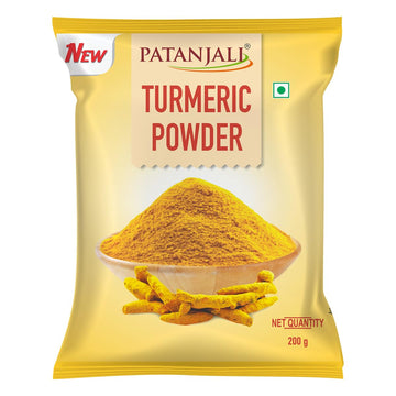 Patanjali Turmeric Powder - 200 gm, 1 Count (Pack of 1), Model: 8904109463228
