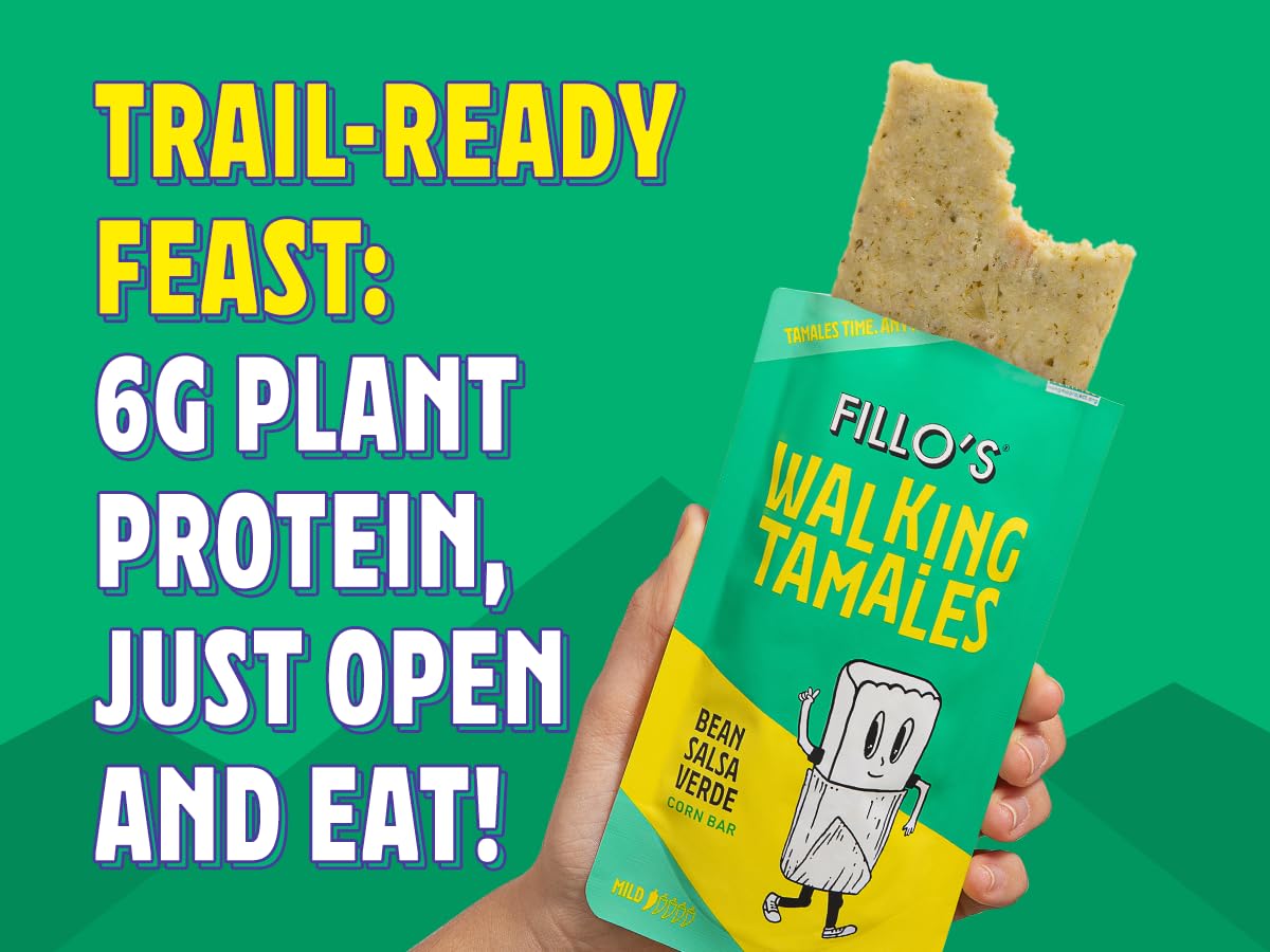 Fillo'S Walking Tamales, Mild Variety Pack Of 7, Ready-To-Eat, Delicious, Gluten-Free, Preservative-Free, Vegan, Microwavable, N