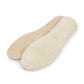 Lambaa Sheep Wool Fleece Insoles White 9 Women/7 Men