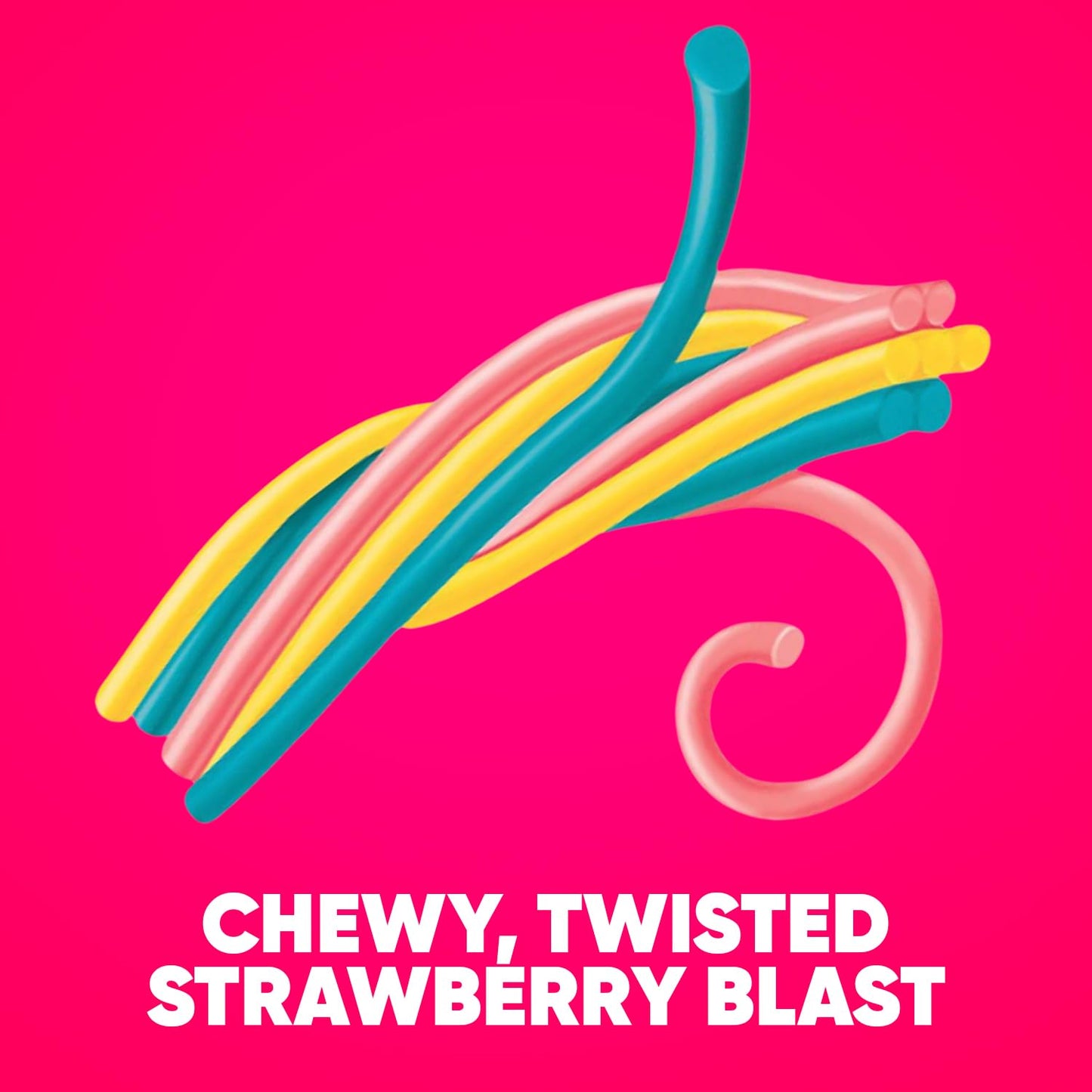 Twizzlersstrawberry Pull 'N' Peel Licorice - 4Lb Bulk Pack Of Individually Wrapped Candy For Parties, Office Snacks, School Even