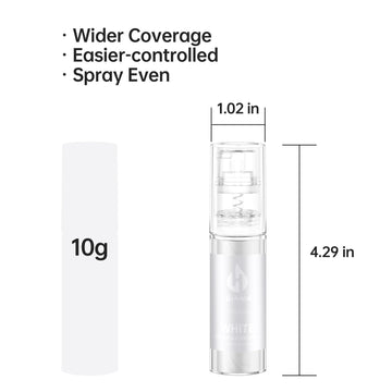 White Edible Glitter Spray - 10G Edible White Glitter For Cakes Food Grade Shimmer Powder Cake Sprinkles For Cookie Decorating C