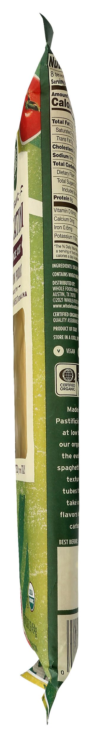 Whole Foods Market  Organic Bucatini  16 Ounce