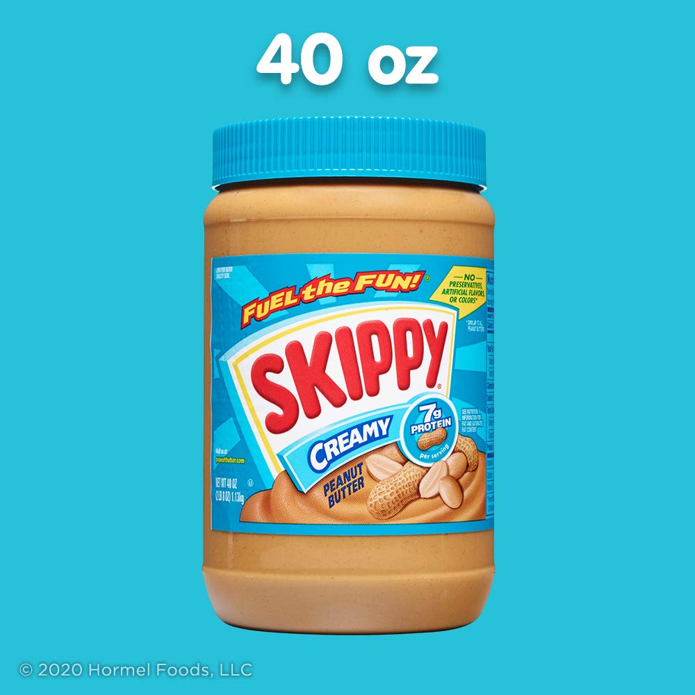 Skippy Creamy Peanut Butter, 40 Ounce