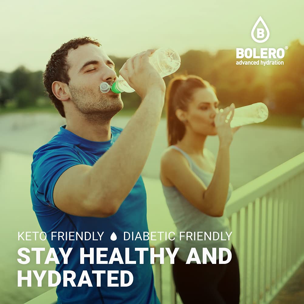 Bolero- Sugar Free Drink Mix Packets Elderflower Fruit Flavors | Powdered Flavored Water Packets | 36 Singles Sticks On The Go P