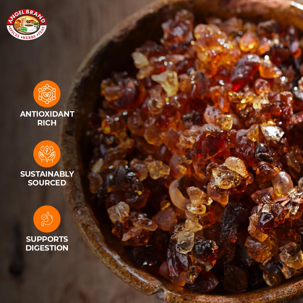 Angel Brand Gum Arabic Powder – Premium Food-Grade Acacia Gum, 1.25lbs, Edible and Water-Soluble for Baking and Crafts
