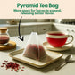 Tozzy Organic Hibiscus Tea - 100 Count, Plant-Based Pyramid Tea Bags