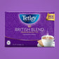 Tetley British Blend Premium Black, 80-Count Tea Bags, 7 Ounce, (Pack Of 6) (Packaging May Vary)