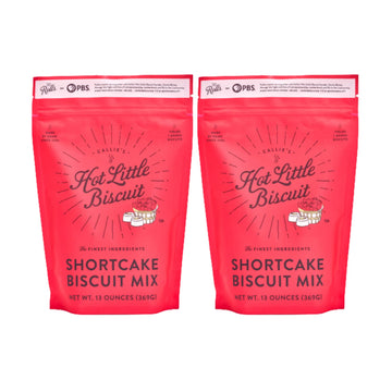Callies Hot Little Biscuit Shortcake Biscuit Mix | Fast, Easy, Delicious | 2 Bags of Biscuit Mix | 13oz per bag | Makes 24 Shor