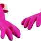 Casabella Premium Waterblock Cleaning Gloves - 2 Pair (4 Gloves) Pink - Small