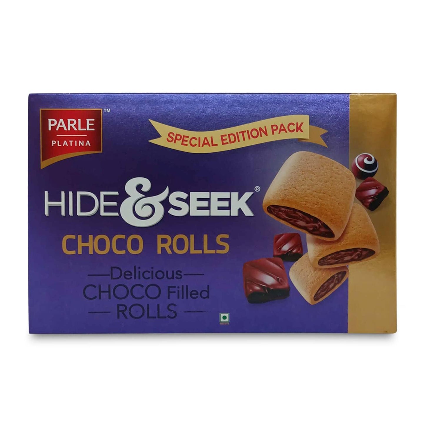 Parle Hide & Seek Choco Roll Choco Rolls 250 Gm Pouch
