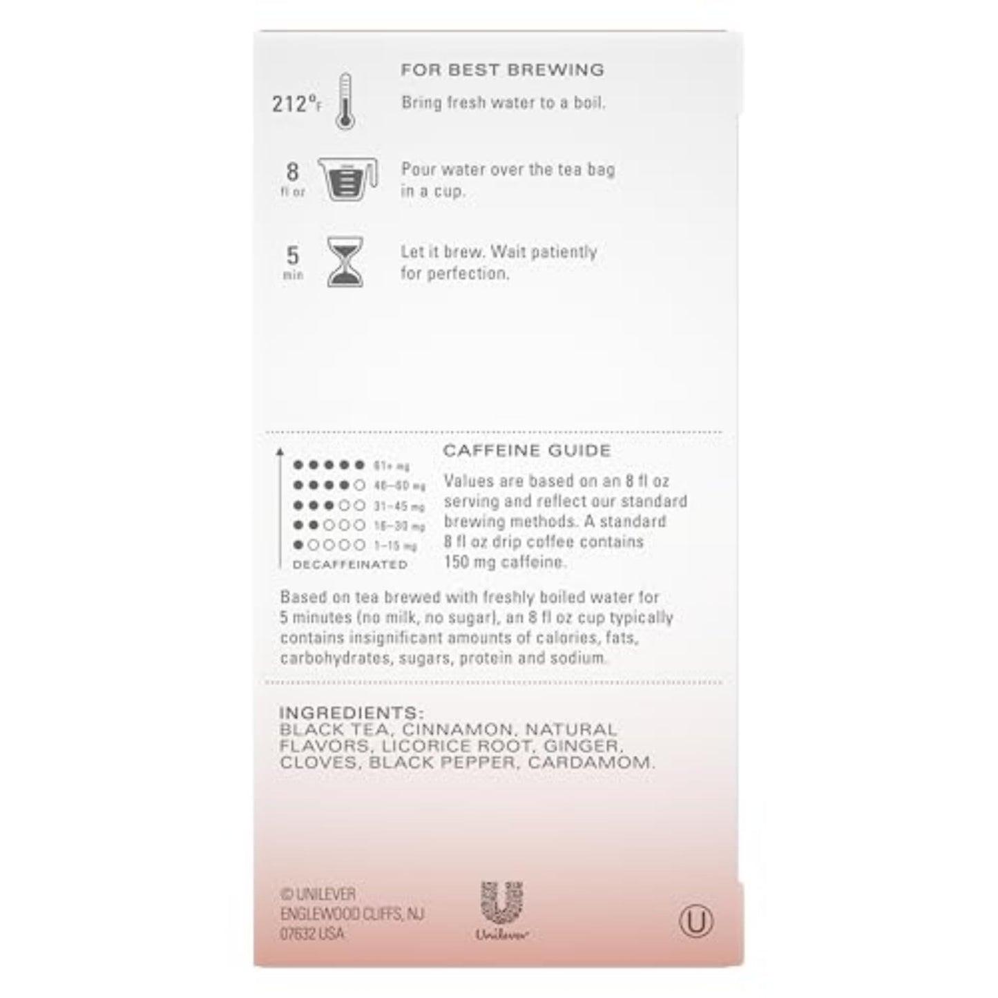 TAZO Pumpkin Spice Chai Tea Bags, Black Tea, 20 Count (Pack of 6)