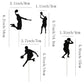 Set Of 7 Basketball Letters Diy Happy Birthday For Boy Cake Topper Sport Cake Party Decorations Sports Party Supplies