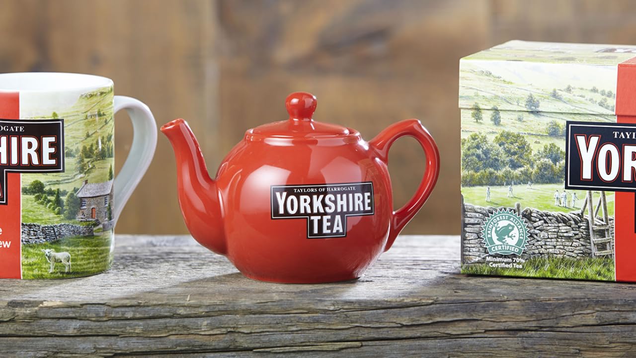 Yorkshire Tea Taylors of Harrogate Yorkshire Red Teabags, 160 Count, Pack of 1, Red