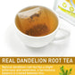 Olvvla Dandelion Root Tea Bags - Caffeine-Free, Non-GMO - 80 Count Pack
