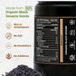 Organic Black Tahini Paste 16 oz (1lb) - Black Sesame Paste - USDA Certified  Kosher  Gluten Free Tahini Sauce - Creamy Tahini Organic with Hulled Sesame Seeds for Dressigns  Dips  Spreads & Hummus - The Holly Tree