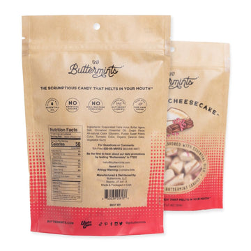 Buttermints Cinnamon Cheesecake, Butter Mints Gluten-Free Candy Soft Butter Taste, Unexpectedly Scrumptious (4 Servings)